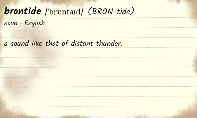 brontide definition